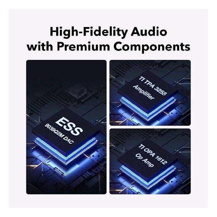 WiiM Vibelink Amp Premium Power Amplifier with Premium ESS 9039Q2M DAC and TI TPA3255 - Amplifier Original