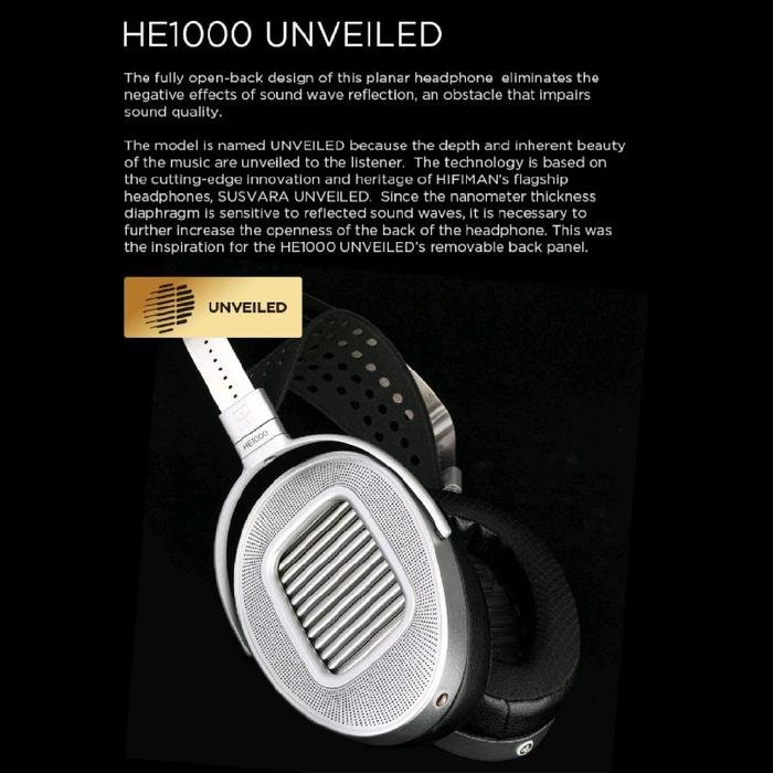 Hifiman HE1000 / HE-1000 / HE 1000 Unveiled Hi-End Planar Magnetic Open-Back Headphones Original