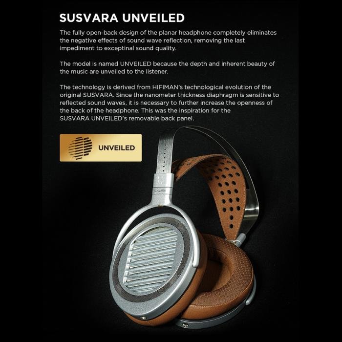 Hifiman SUSVARA UNVEILED New Hi-End Flagship Planar Magnetic Headphone Original