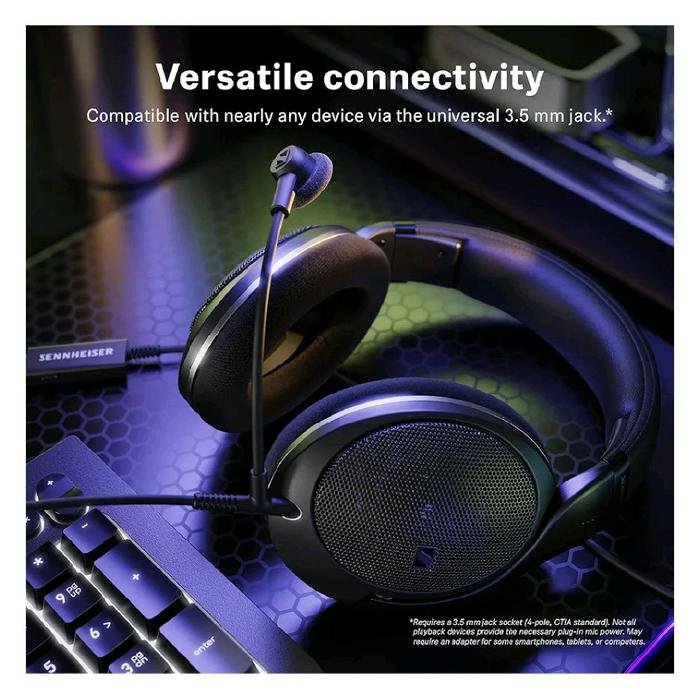 Sennheiser HD 500 BAM / HD500 BAM / HD500BAM - Plug-in Boom Arm Mic for Gaming Microphone Made for Sennheiser HD 505 Copper / HD 518 / HD 550 / HD 558 / HD 559 / HD 560S / HD 569 / HD 579 / HD 598 / HD 599/ HD 599 SE / HD 620S Microphone Original