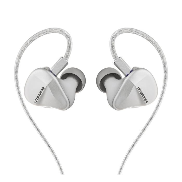 LETSHUOER Cadenza4 / Cadenza 4 Quad Drivers 10mm Dual-Chambered Beryllium Coated DD + 3 BA Drivers Hybrid High-Fidelity in-ear Monitor Earphones / iem Original