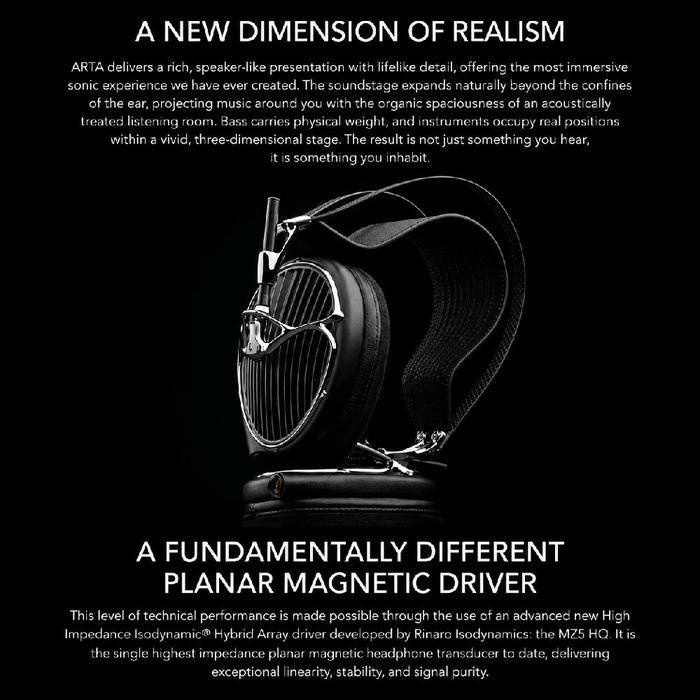 Meze Arta Hi-End Flagship Planar Magnetic Open Back Headphones Original