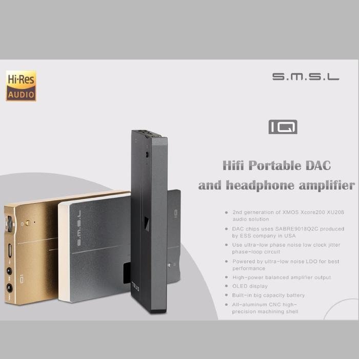 SMSL iQ / S.M.S.L IQ Hi-Fi Portable DAC & Headphone Amplifier Original