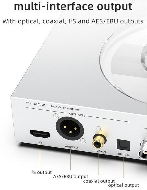 SMSL PL200T MQA-CD Digital CD Player with Clock Input USB Digital Interface Original