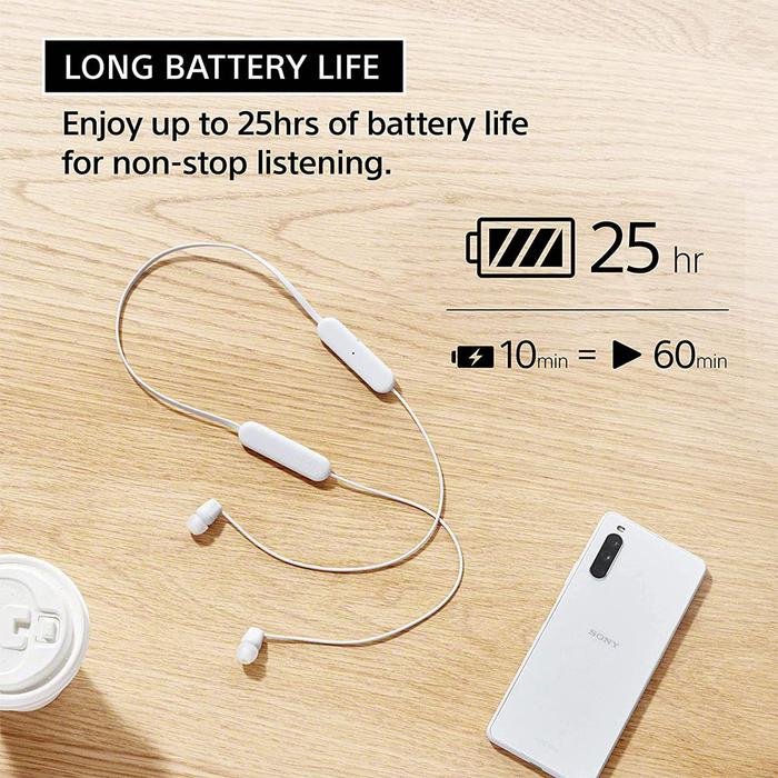 Sony WI-C100 / WI C 100 Wireless In-Ear Headphones with Microphone Original