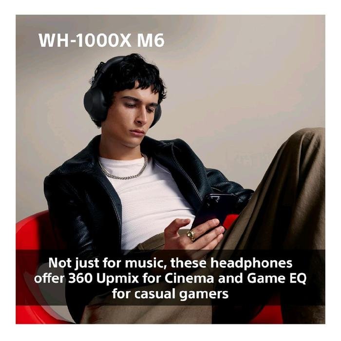 Sony WH 1000XM6 / WH-1000XM6 / WH1000XM6 / WH 1000X M6 Premium Wireless Adaptive Noise Canceling Headphone Original