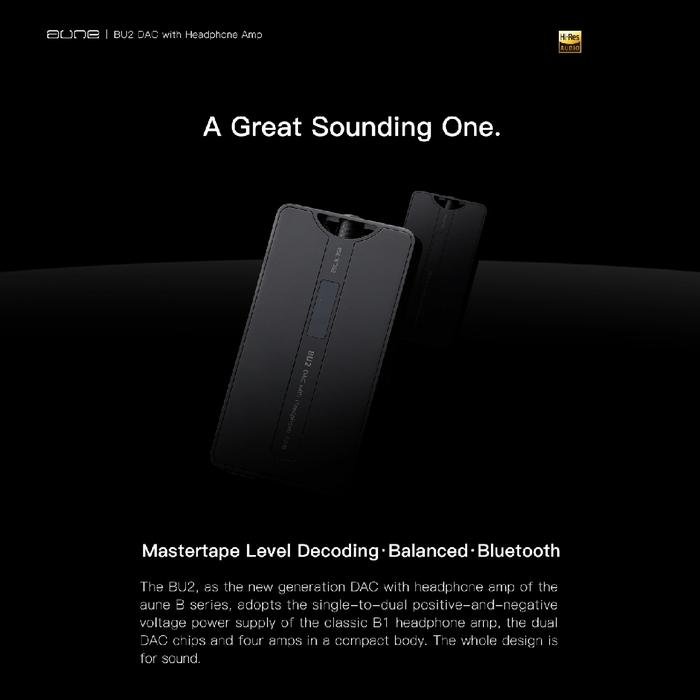 AUNE BU2 / BU 2 Portable Bluetooth Balanced DAC Headphone AMP Original
