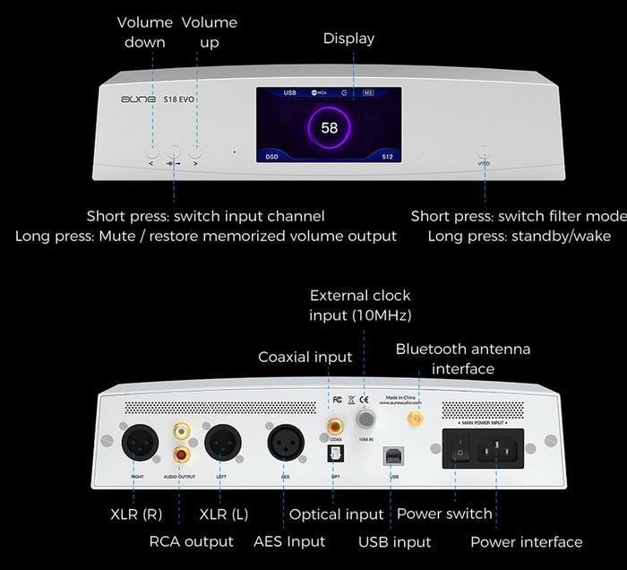 Aune S18 EVO Refrence Digital To Analog Converter DAC Original