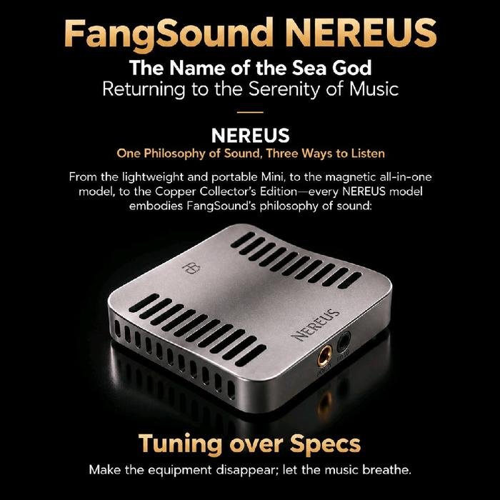 FangSound Nereus Portable Dongle Magnetic Portable DAC Headphone Amplifier / DAC Amp Original