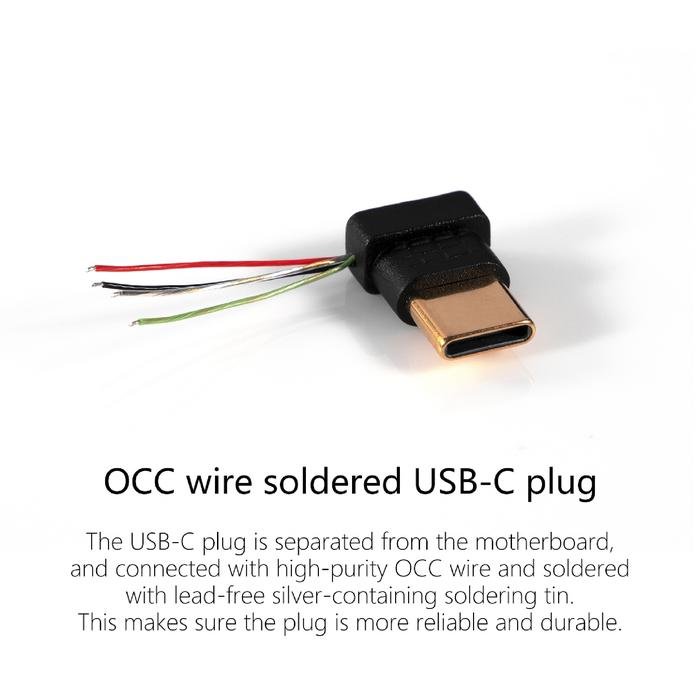 DD DDHIFI TC44A / TC 44A USB C / Lightning Version to 4.4mm Adapter Original
