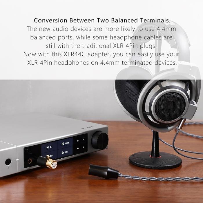 DD DDHIFI XLR44C Balanced XLR 4Pin to 4.4mm Adapter Original