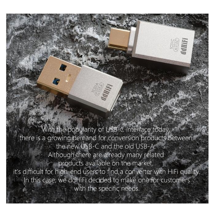DD DDHIFI TC01C / TC 01C USB-C (Male) to USB-A (Female) Converter Original
