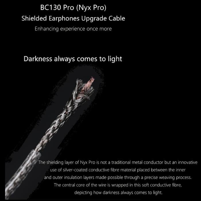 DD DDHIFI BC130 / BC 130 PRO (NYX PRO) Shielded Earphone Upgrade Cable Original