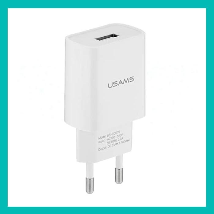 USAMS LT Travel Charging Set Land Tu Series T18 Single USB Travel Charger with 3in1 Charging Cable Original