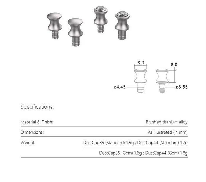 ddHifi Dust Cap Headphone Port Dust Covers Original