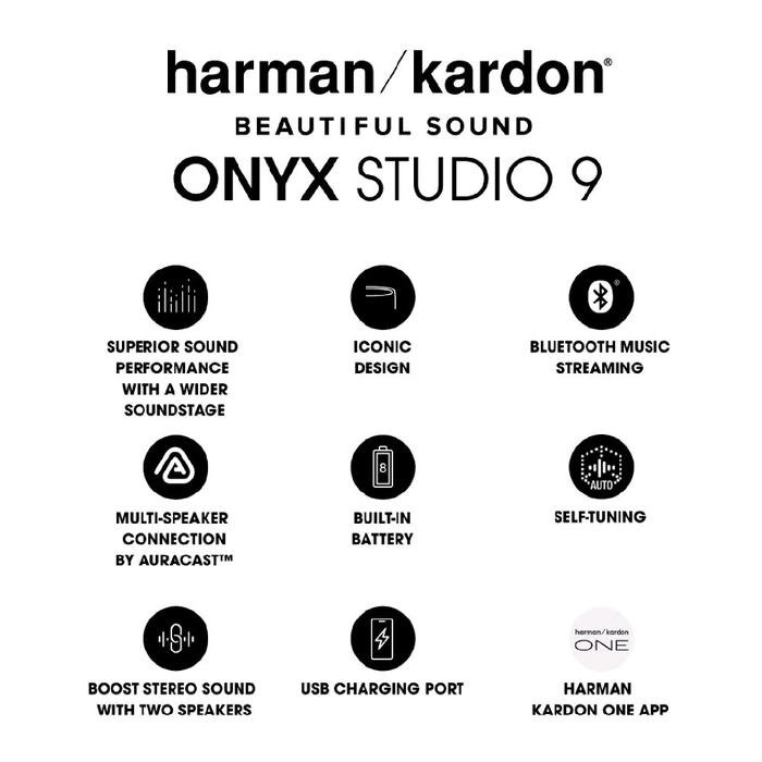 Harman Kardon Onyx Studio 9 Successor Onyx Studio 8 Portable Stereo Bluetooth Home Speaker Original