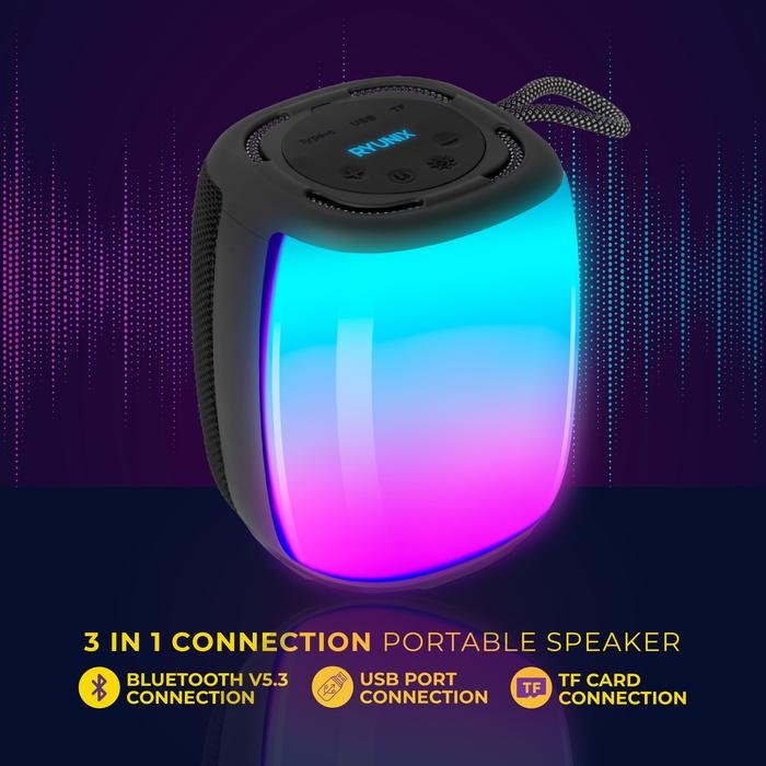 Sades Ryunix PX150 / PX 150 3in1 Connection Portable Bluetooth Speaker with RGB Lightning / Speaker Original