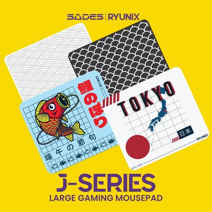 Mousepad Gaming Sades Ryunix J-Series Large Gaming Mousepad