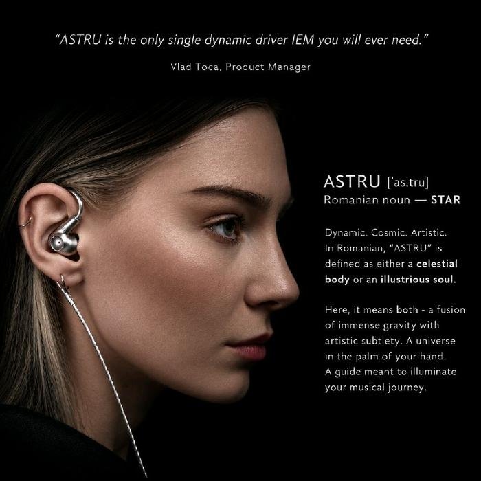 Meze Astru High-End Dynamic Driver In Ear Monitor with Cohesive Sound Signature / IEM Original