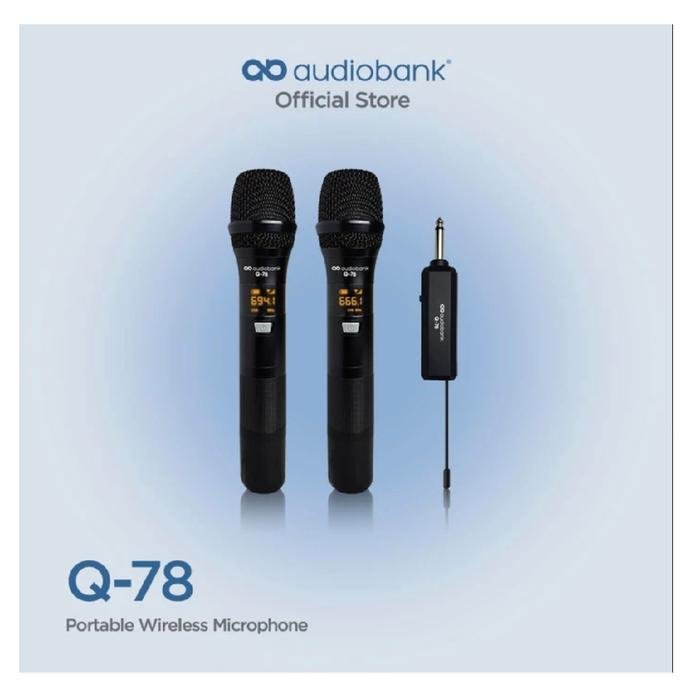 Audiobank Q-78 / Q 78 / Q78 Portable Wireless Microphone Original