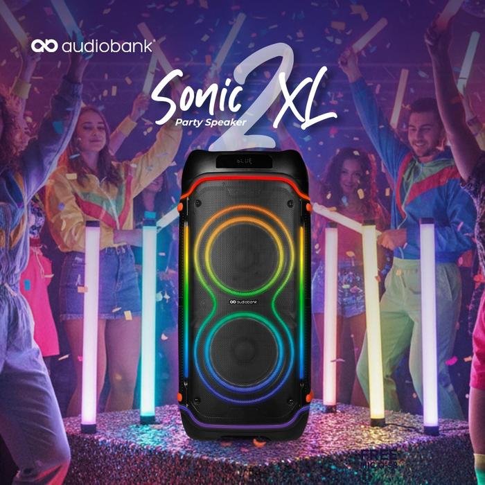 Audiobank Sonic 2 XL / Sonic 2XL / Sonic XL 2 / Sonic XL2 (Gen 2) Portable Party Speaker Original
