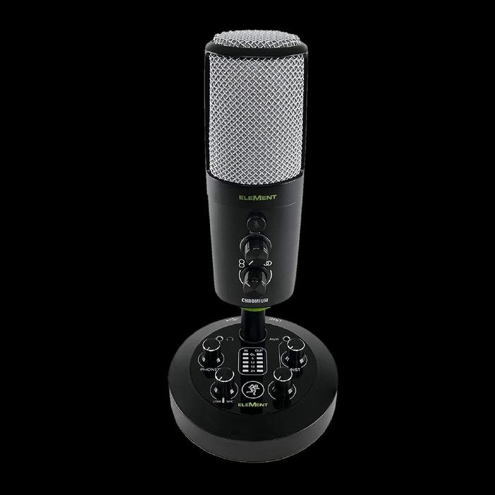 Mackie CHROMIUM Premium USB Condenser Mic Built-in 2-Channel Mixer Original