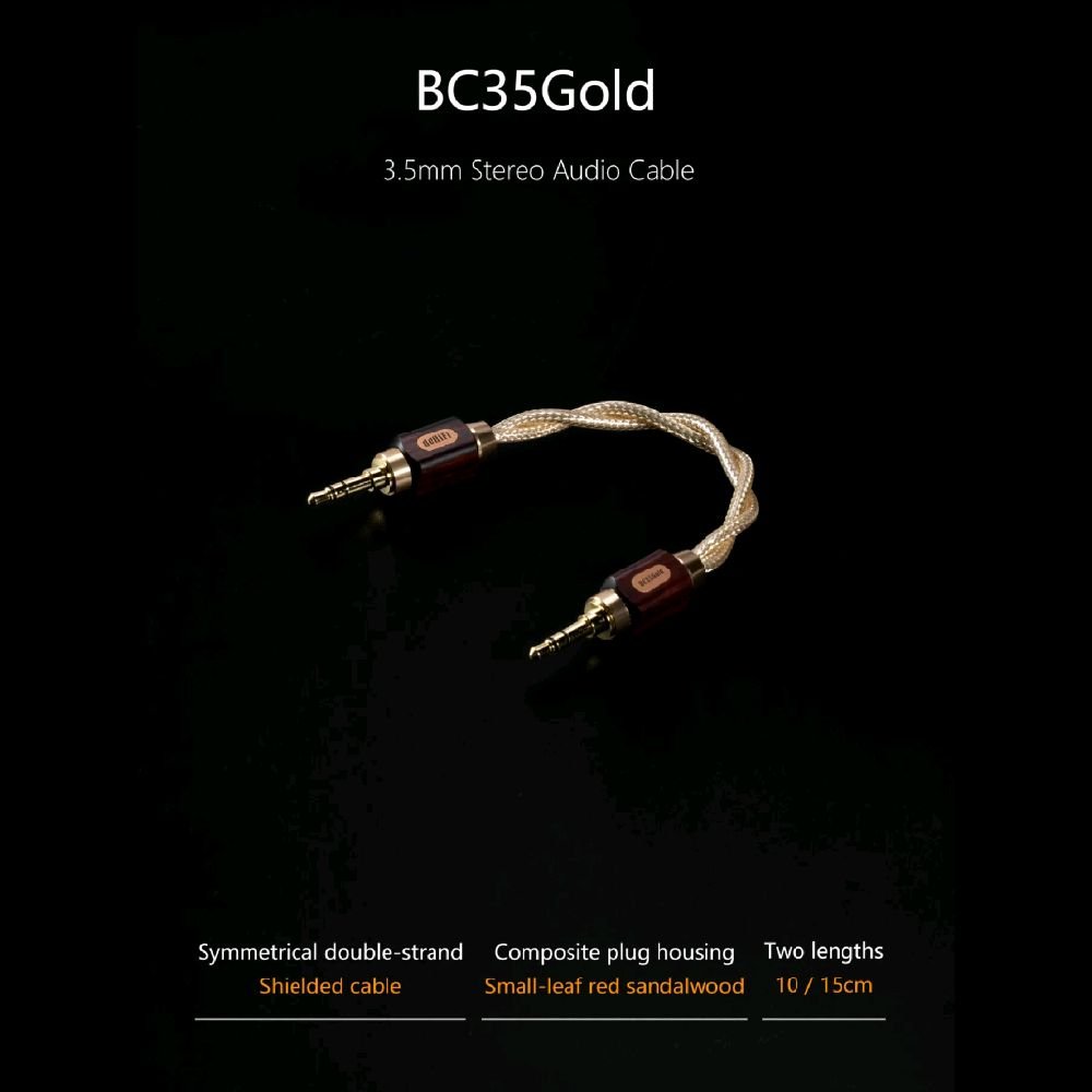 DDHIFI BC35Gold / BC35 Gold / BC 35Gold / BC 35 Gold - 3.5mm Stereo Audio Cable Original