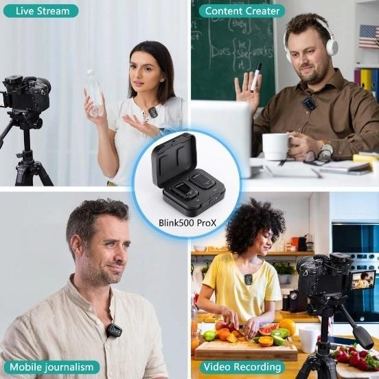 Saramonic Blink 500 Pro X B6 2.4GHz Dual Channel Wireless Microphone Original