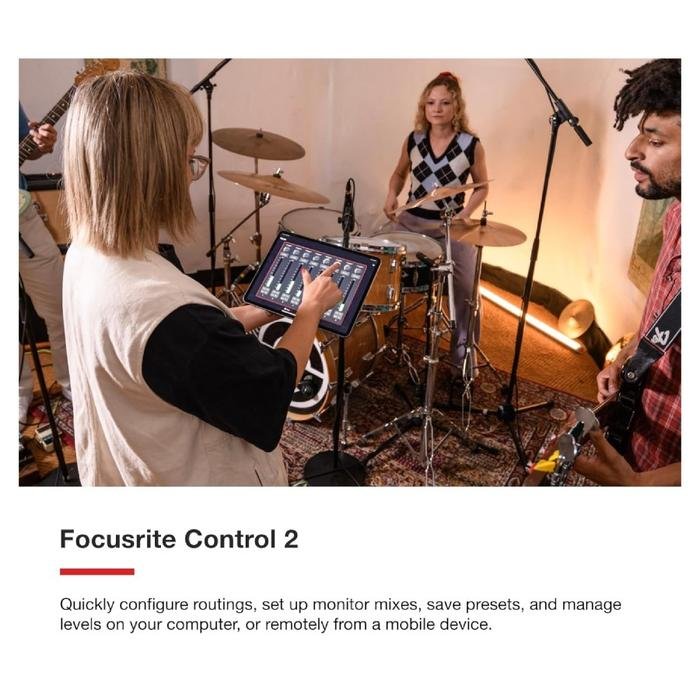 Focusrite Scarlett 18i20 4th Gen / Gen 4 The engineer's 18-in, 20-out Audio Interface / Soundcard Original