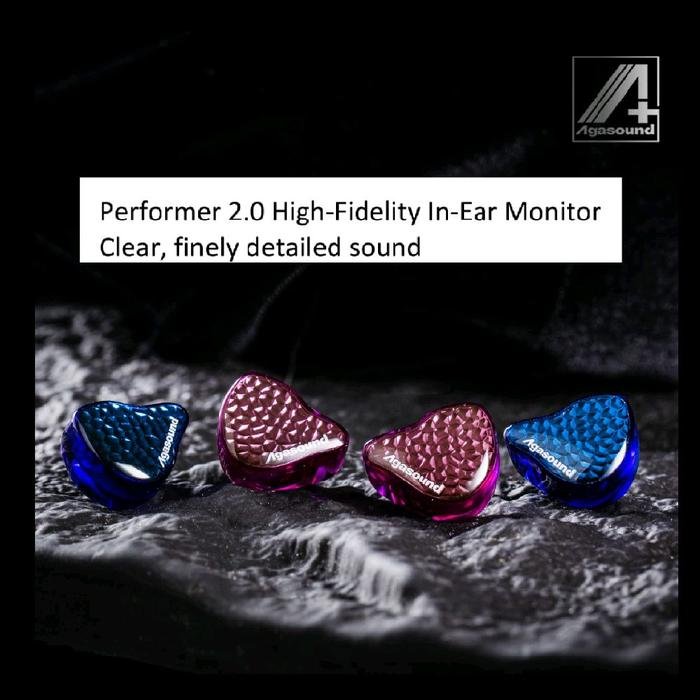 Agasound Performer 2.0 High-Fidelity Single Dynamic Driver In-Ear Monitor Earphone / IEM Original