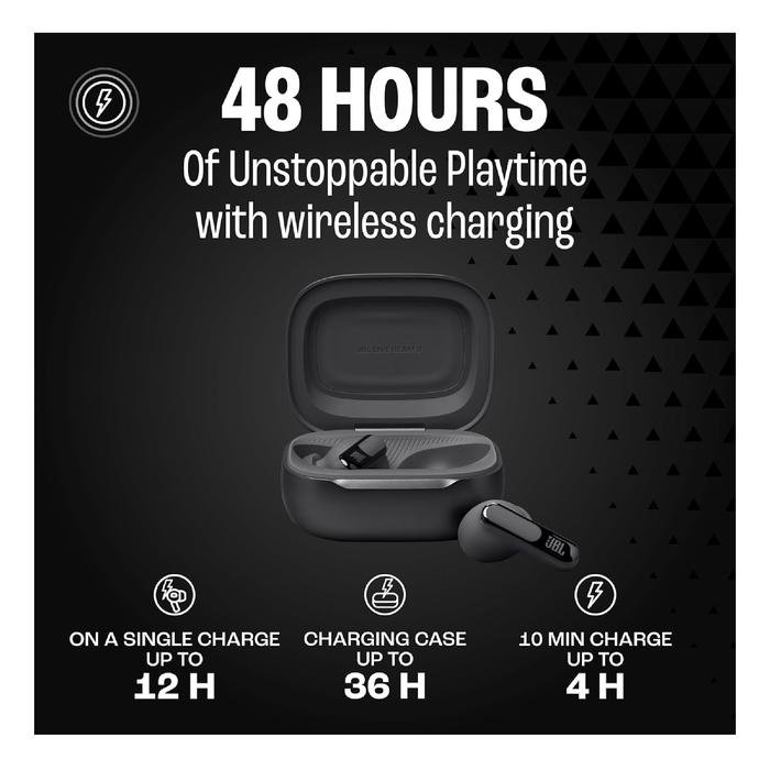 JBL Live Beam 3 / Live Beam3 True Wireless Noise-Cancelling Closed-Stick Earbuds / TWS Original