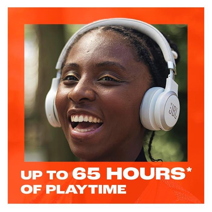 JBL Live 670 NC / Live 670NC / Live670NC Wireless On-Ear Headphones with True Adaptive Noise Cancelling Original