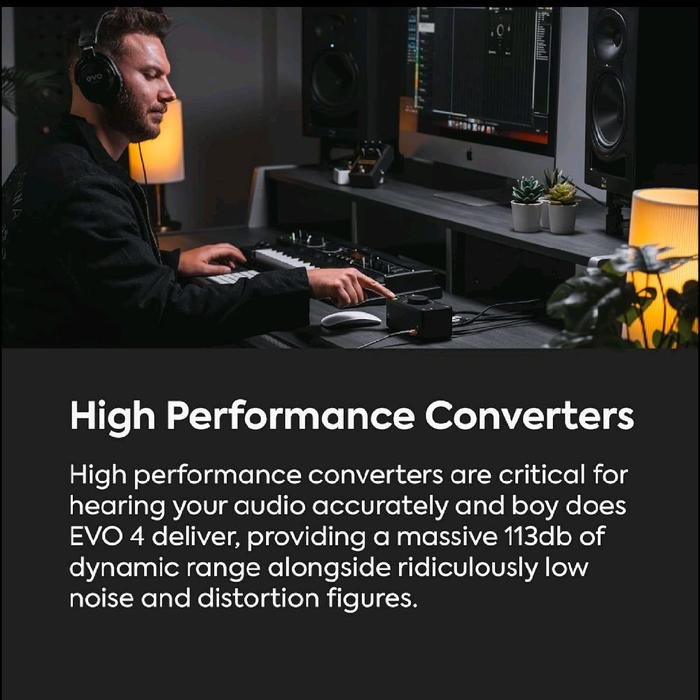 Audient Evo 4 / Evo4 - 2in | 2out Audio Interface / Soundcard Original