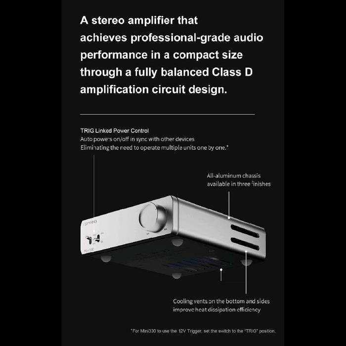 TOPPING Mini 300 Fully Balanced Desktop Power Amplifier Original