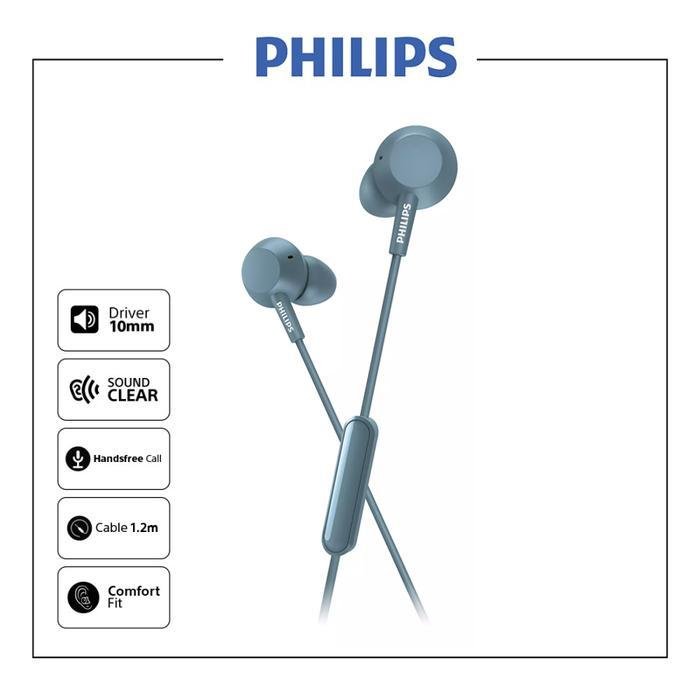 Philips TAE4105 in-ear headphones Bass with mic / TAE 4105 Original