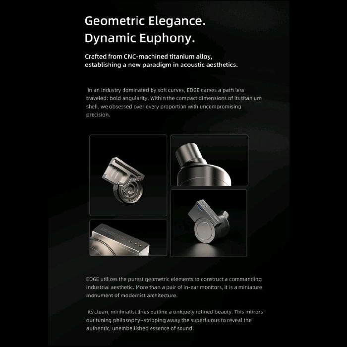 Softears EDGE 11mm Labyrinth Dynamic Driver In Ear Monitor Earphone / IEM Original
