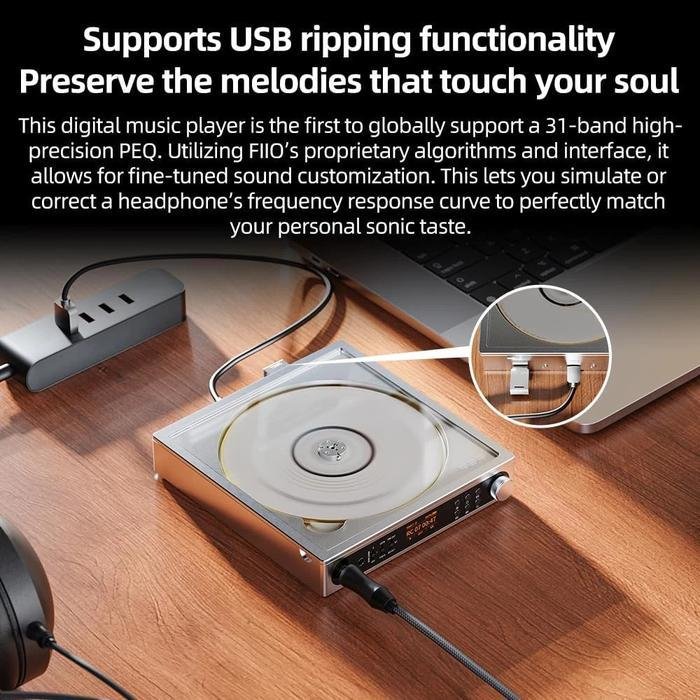 Fiio DM15 R2R / DM 15 R2R / DM-15 R2R Portable Hi-Res CD Player Original