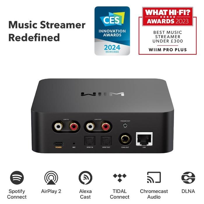 Wiim Pro Plus / Pro + Hi-Res Music Streamer with Premium AKM DAC Original