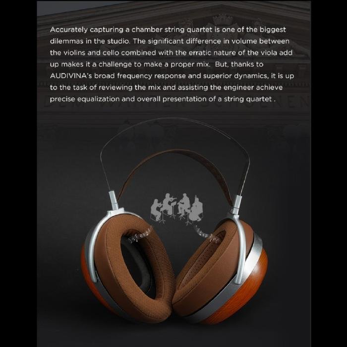 Hifiman AUDIVINA Closed Back Planar Studio Headphones Original