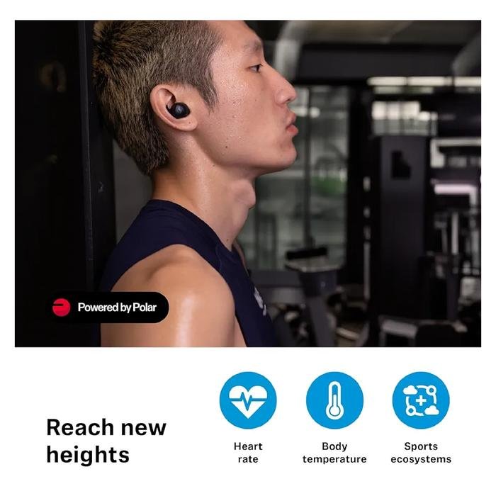 Sennheiser Momentum Sport Crystal-Clear Sound with Adaptive Active Noise Cancellation and A Powerful New Transducer True Wireless Earbuds / TWS Original