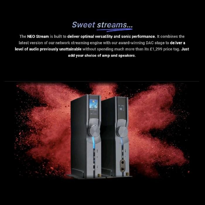 iFi Audio Neo Stream Ultra Hi-Res Desktop Network Audio Streamer with Integrated DAC Original