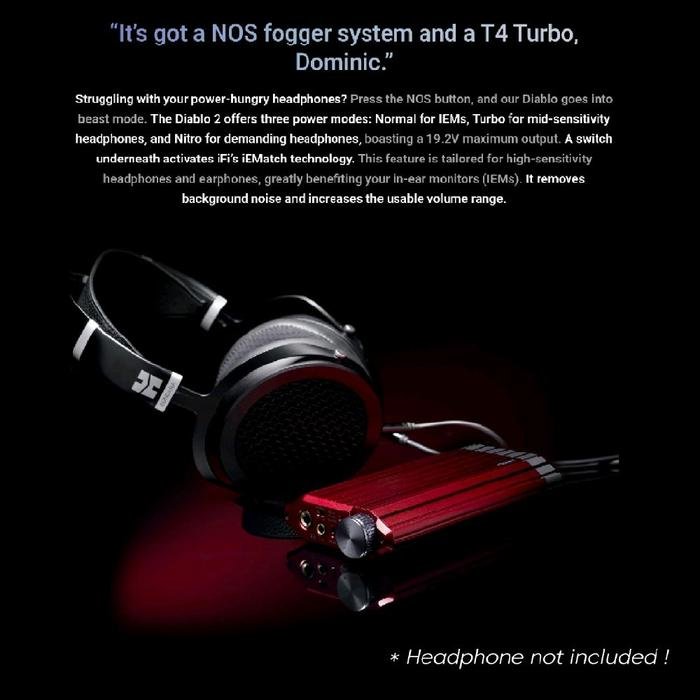 iFi iDSD Diablo 2 Portable Balanced DAC/Headphone Amplifier Original