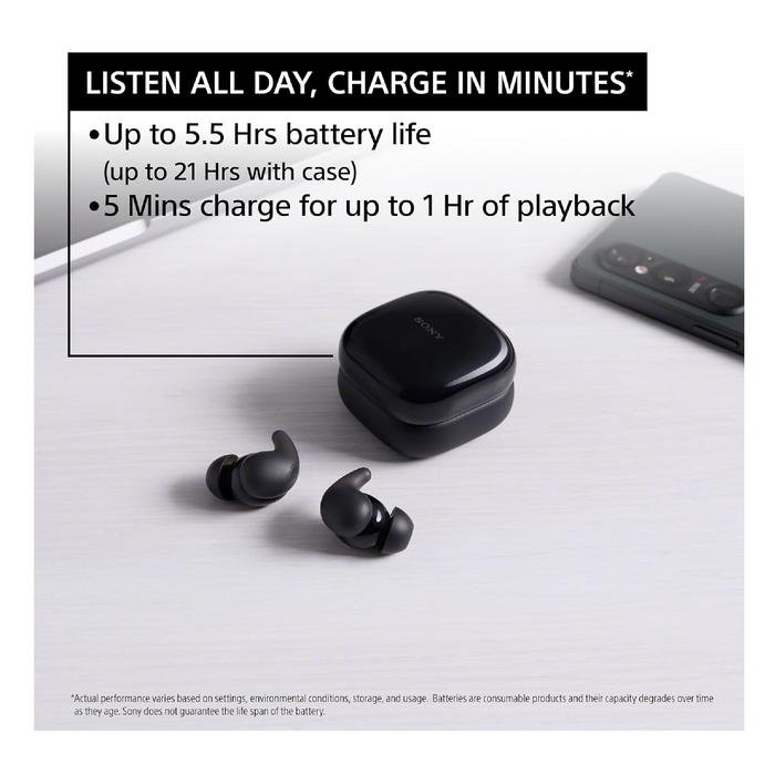 Sony LinkBuds Fit / Link Buds Fit WF LS910N / WF LS 910N Truly Wireless Noise Canceling Earbud Headphones / TWS Original