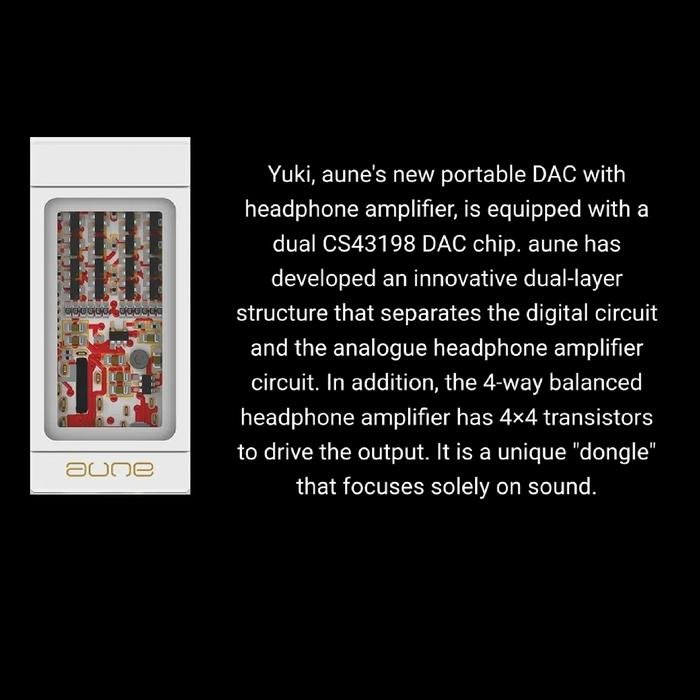 Aune Yuki High End Dongle USB DAC Amp Wih DAC Amplifier Original
