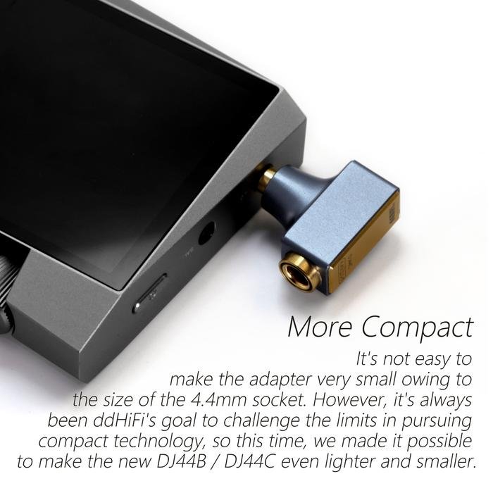 DD DDHIFI / DD HIFI New DJ44B / DJ44C 4.4mm to 2.5mm / 3.5mm Adapter Original