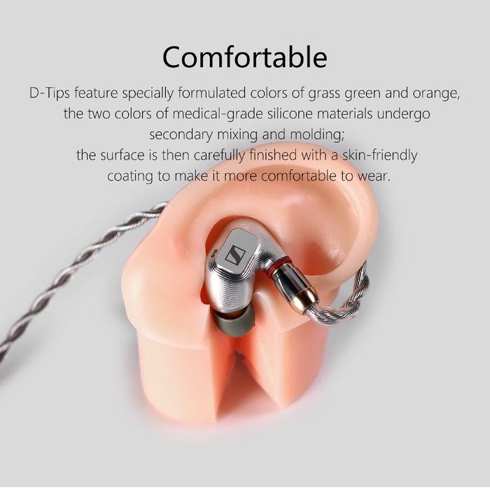 dd DDHIFI ST35 / ST 35 Comfortable Medical-Grade Silicone Eartips Original