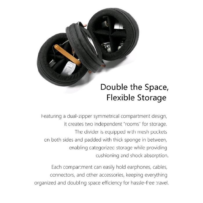 DD DDHIFI C100 Pro / C 100 Pro / C100Pro Accessory Storage Case / Carrying Case for Audiophile Enthusiasts Original