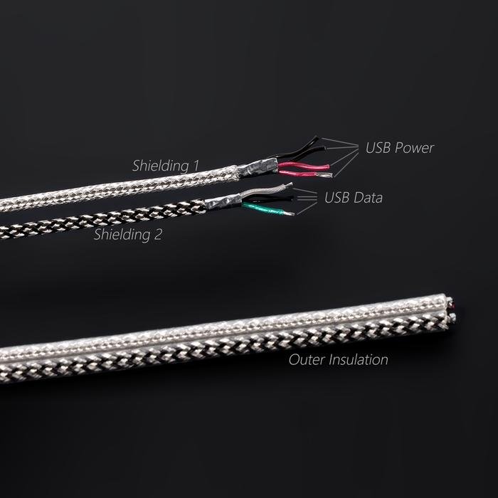 DD DDHIFI TC09BL HiFi Audiophile USB Cable Lightning to USB B Original