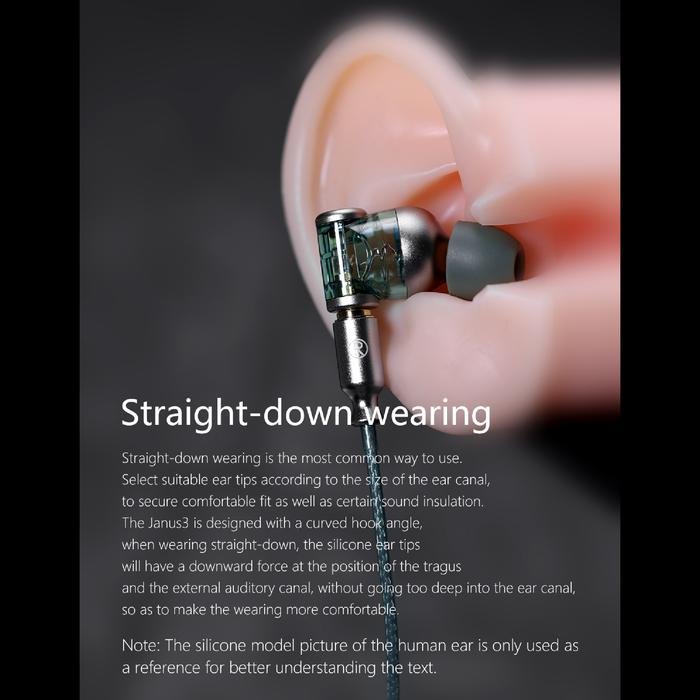 DD DDHIFI Janus3 / Janus 3 10mm Dynamic Driver In-Ear Earphone iem Original