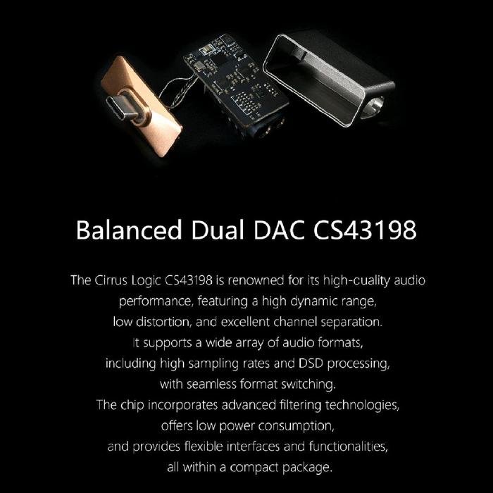 DD DDHIFI TC44Pro M3 / TC44 Pro M3 Mountain 3 / Mountain3 T-Shaped Hi-Res DAC & AMP Adapter Original